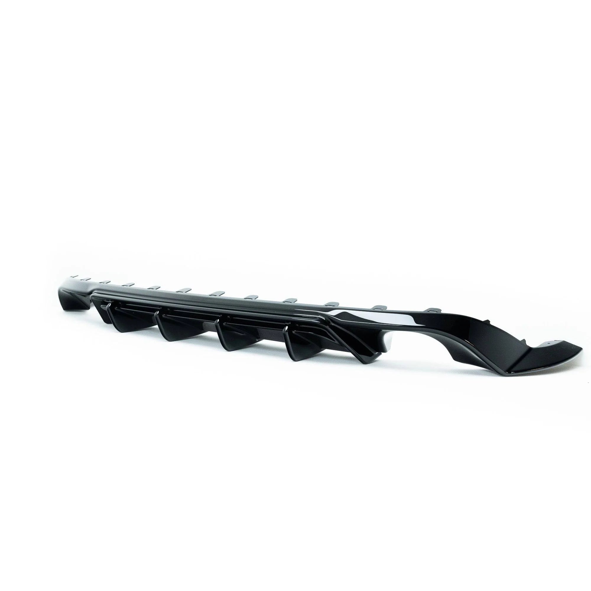 VW Golf R Mk7.5 EVO-1 Gloss Black Rear Diffuser by ZAERO (2017-2020)