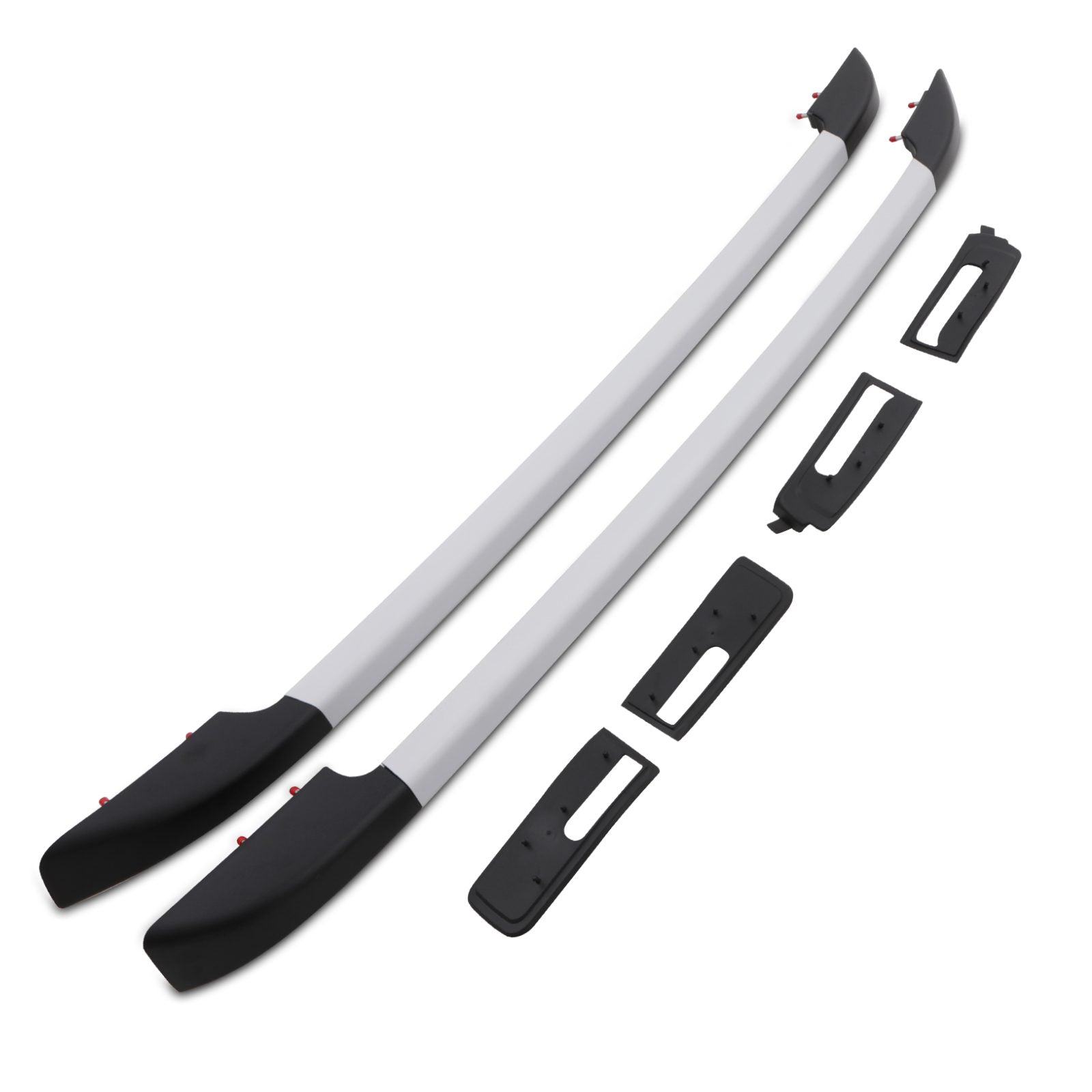 Ford Ranger T6 T7 T8 12-22 Silver Roof Rails