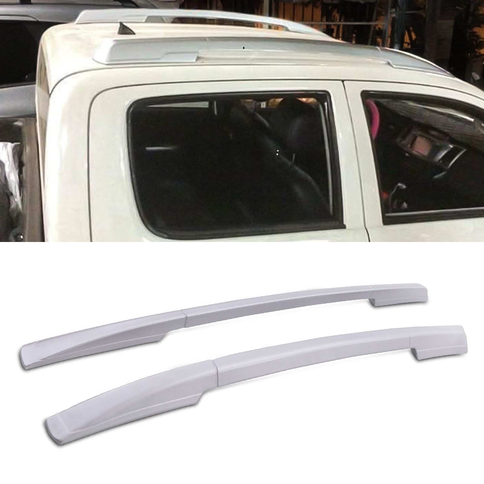 Toyota Hilux Vigo 06-15 Silver Roof Rails