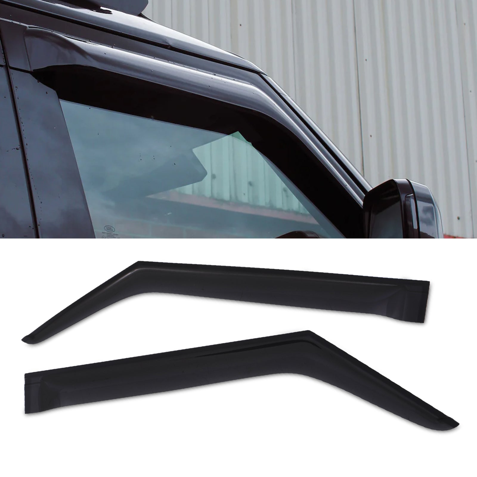 Predator 4x4 Wind Deflectors To Fit Land Rover Defender 90 L663 2020+
