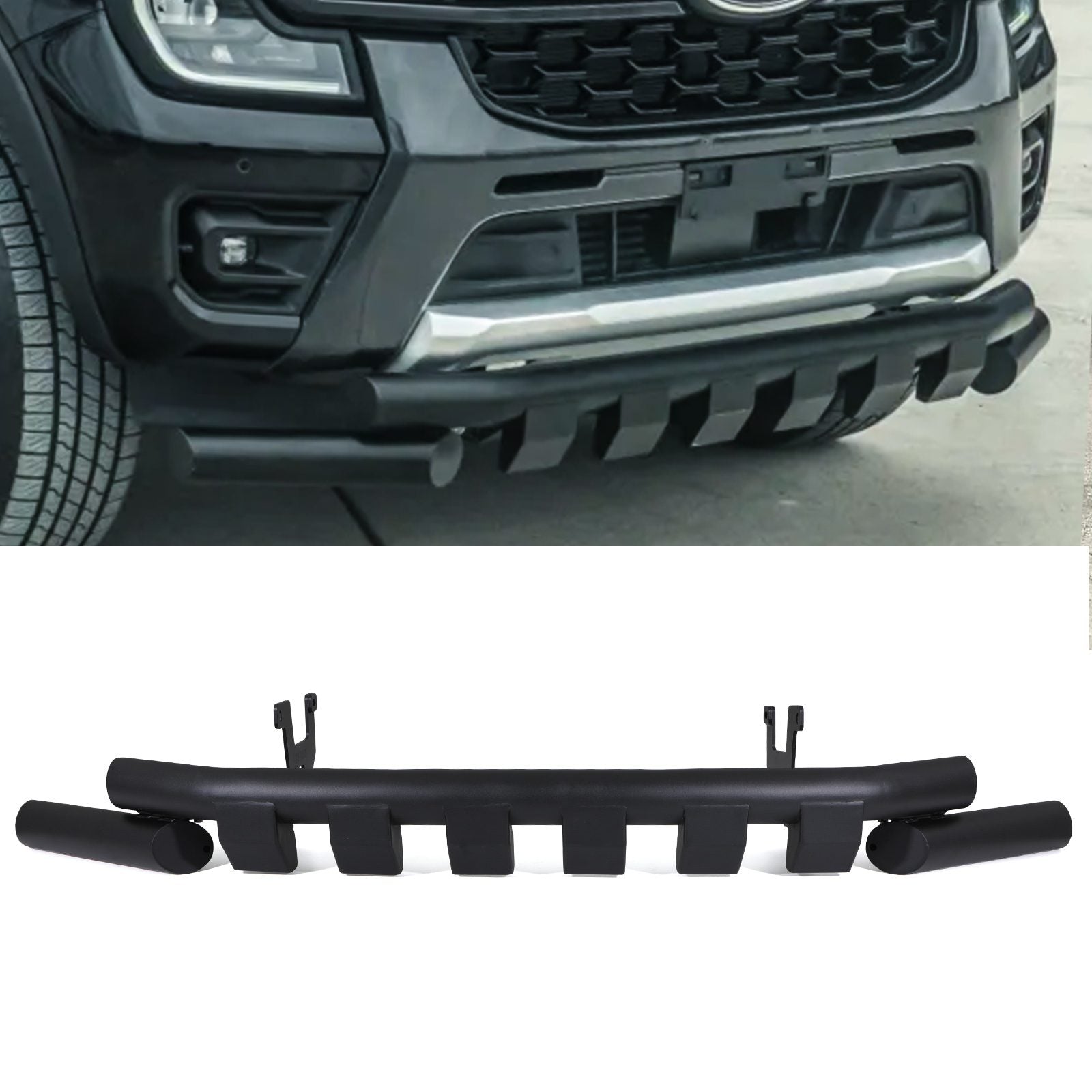 Ford Ranger T9 2023+ - City Style Twin Nudge Bar