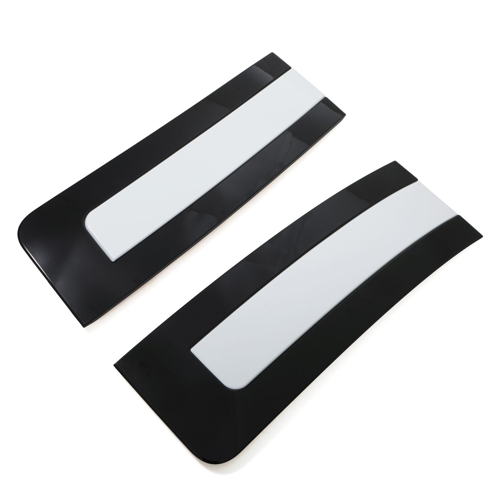 Predator 4x4 White with Gloss Black Surround Side Vents To Fit Range Rover Vogue L460 2022+