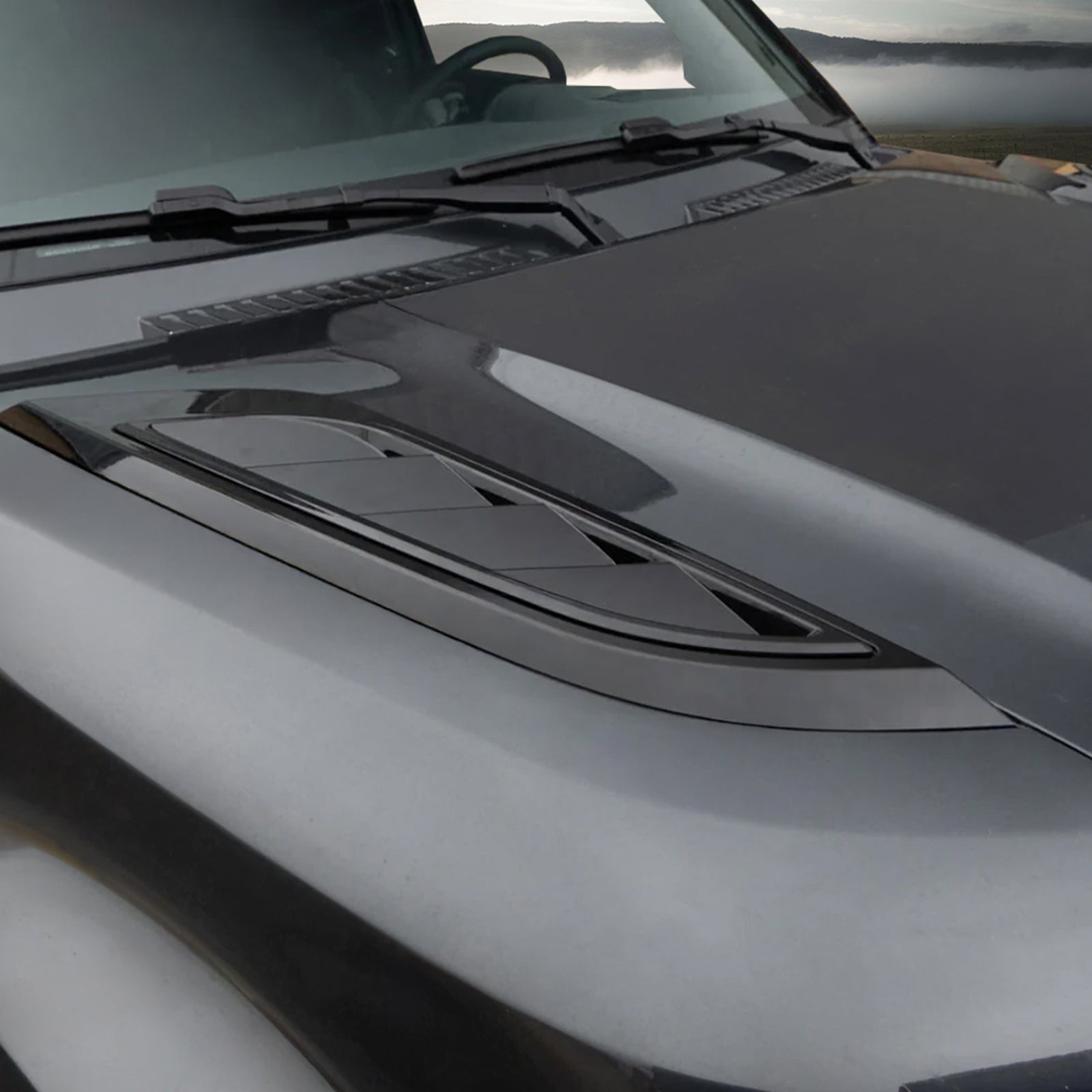 Predator 4x4 Gloss Black Front Trim Kit Kit To Fit Land Rover Defender L663 2020+
