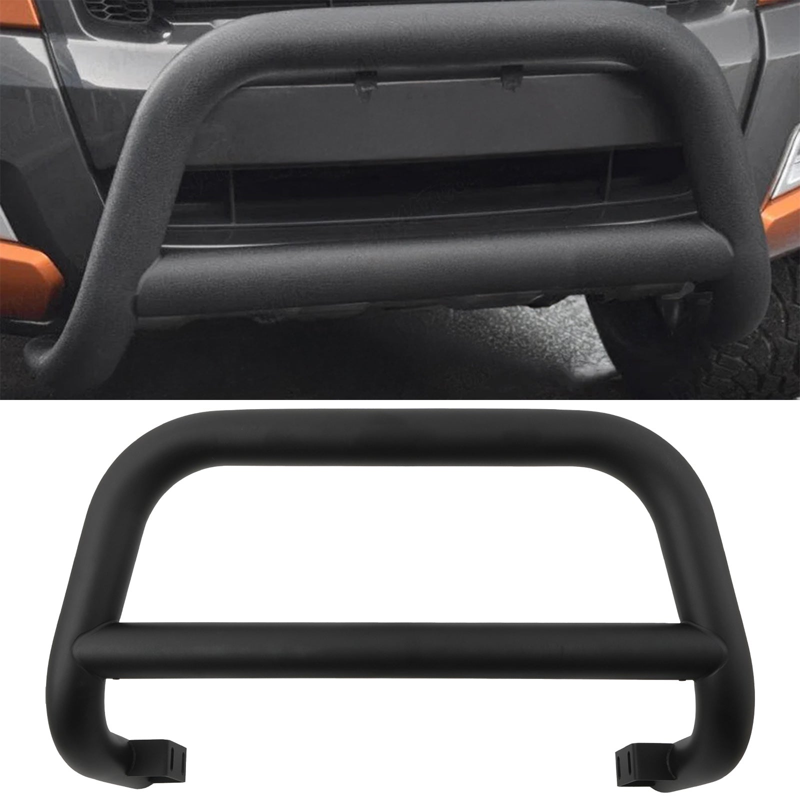 Ford Ranger T6 12-14 Matte Black Steel Bull Bar